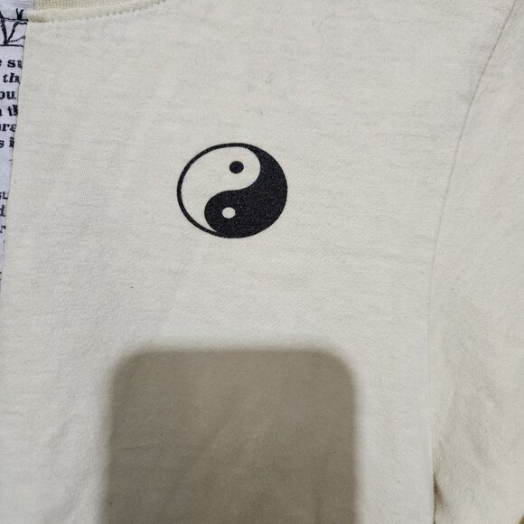 Vibe N' Crop Top Small Colorblock Yin Yang Magic Astrology Star Signs Moon - Picture 2 of 7